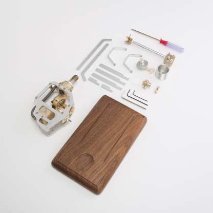 DIY Mini Stirling Engine Helicopter Model Kit Metal Physics STEM Education Toy
