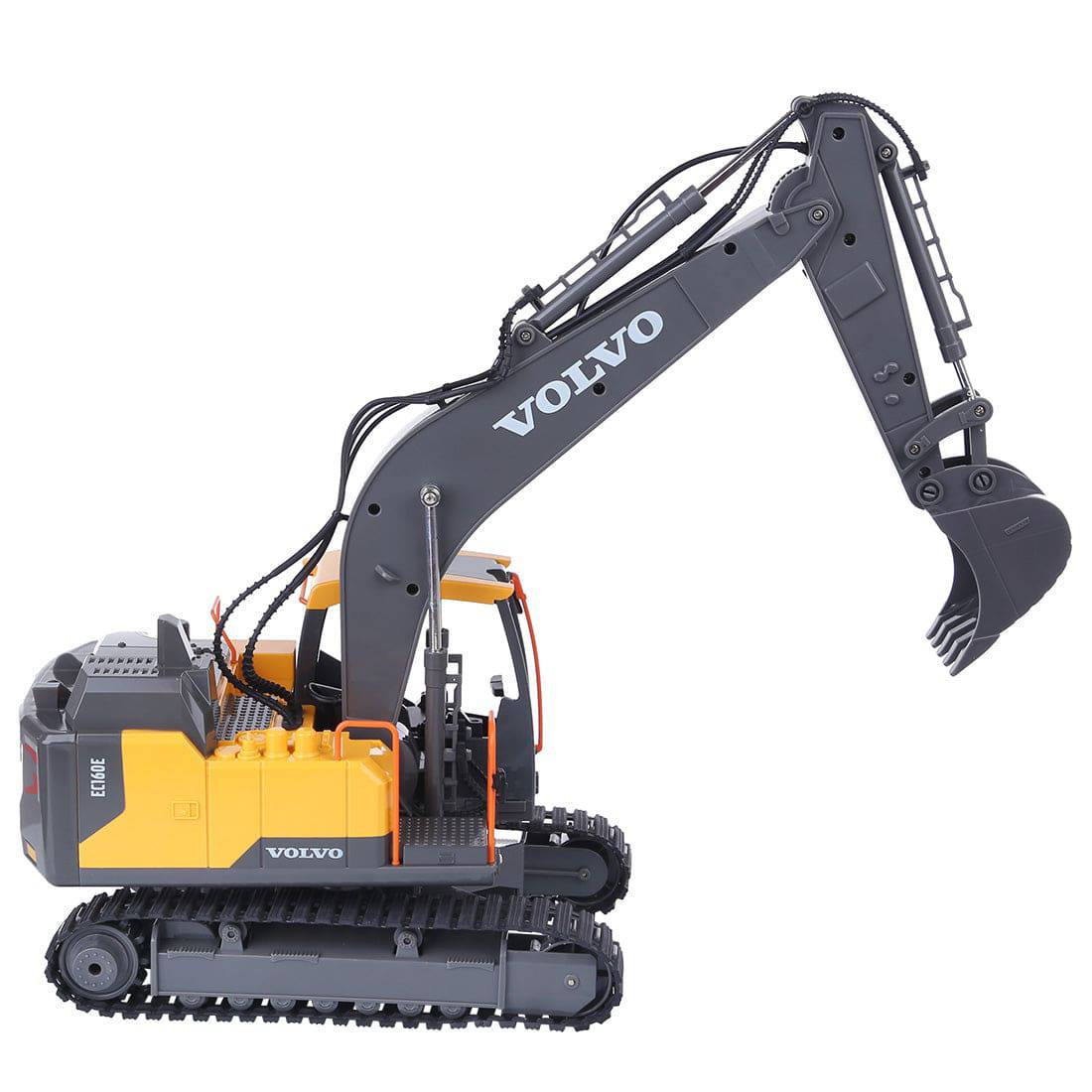 DOUBLE E 3 in 1 RC Excavator Construction Vehicle 2.4G Remote Control Truck with Interchangeable Bucket Gripper and Breaker-helloworld7