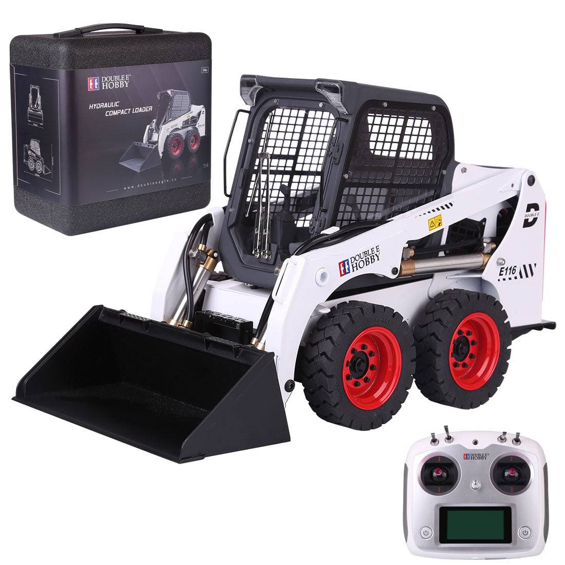 Double E E116-003 1/14 Scale RC Hydraulic Loader RTR Metal Construction Vehicle with Alloy Bucket-helloworld7