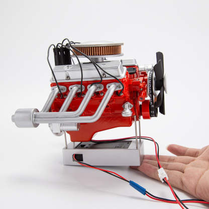 ENJOMOR 1/6 Scale Big Block V8 Engine Model Kit - 3D Printed DIY Electric Assembly Gift