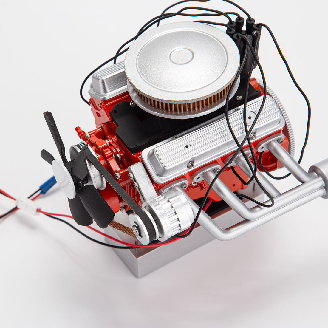 ENJOMOR 1/6 Scale Big Block V8 Engine Model Kit - 3D Printed DIY Electric Assembly Gift
