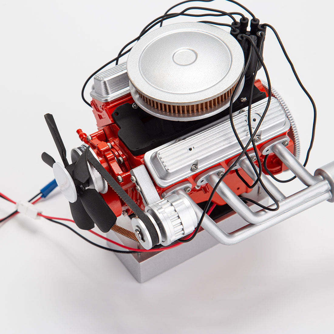 ENJOMOR 1/6 Scale Big Block V8 Engine Model Kit - 3D Printed DIY Electric Assembly Gift