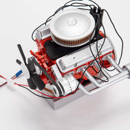ENJOMOR 1/6 Scale Big Block V8 Engine Model Kit - 3D Printed DIY Electric Assembly Gift