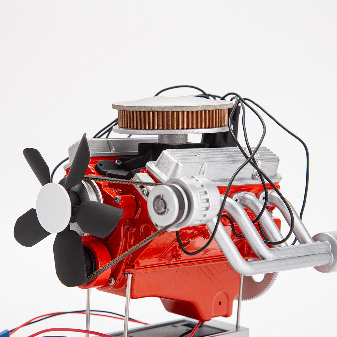 ENJOMOR 1/6 Scale Big Block V8 Engine Model Kit - 3D Printed DIY Electric Assembly Gift