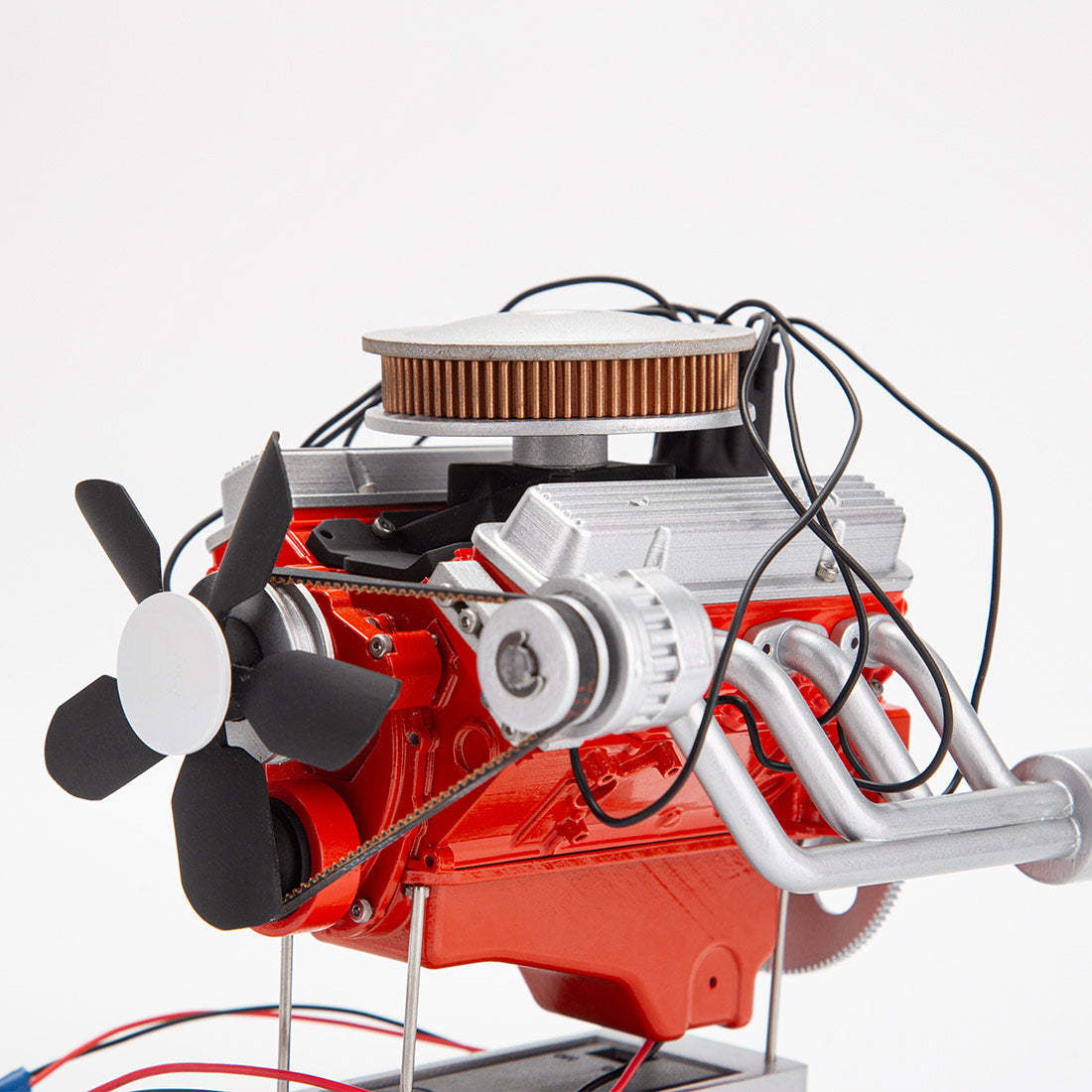 ENJOMOR 1/6 Scale Big Block V8 Engine Model Kit - 3D Printed DIY Electric Assembly Gift