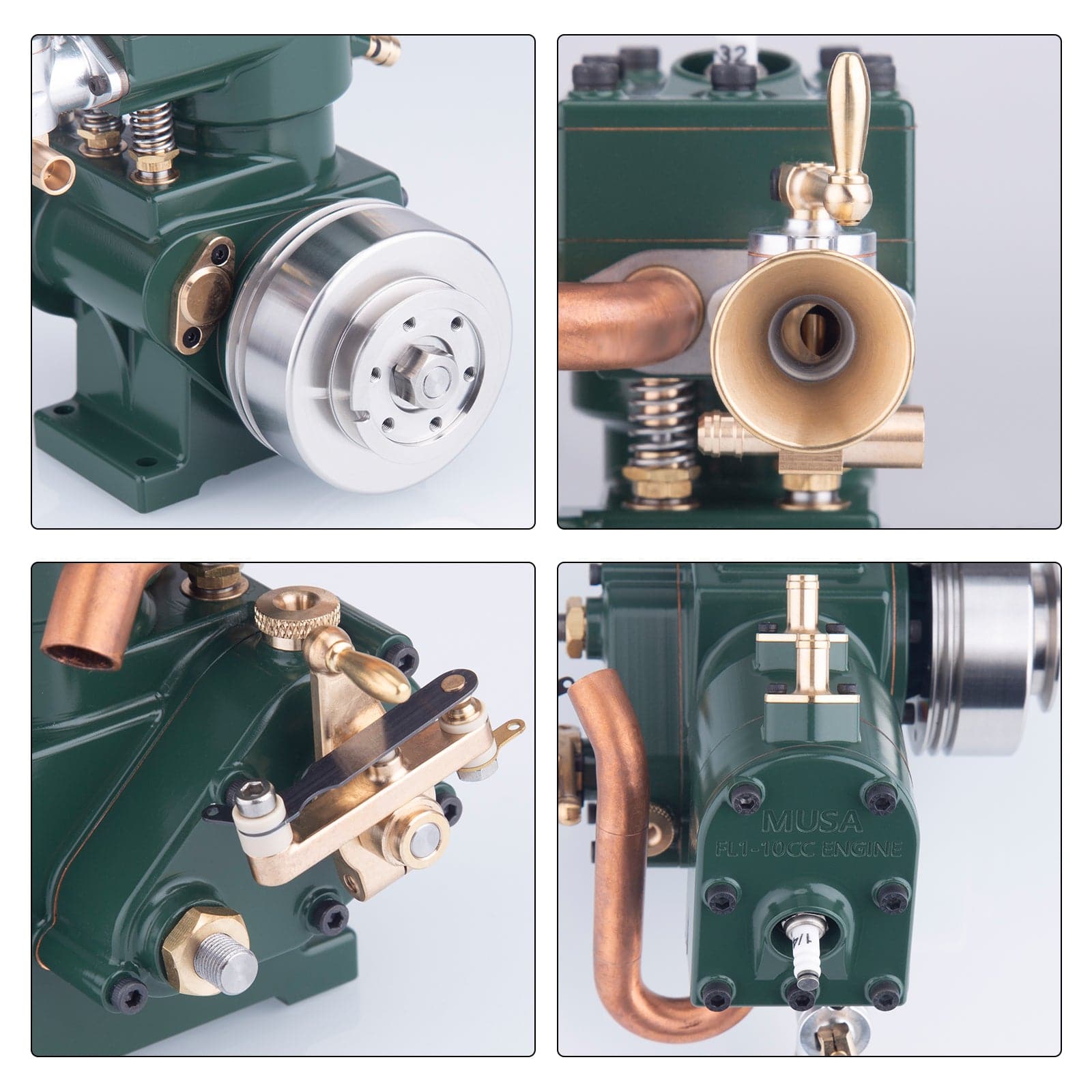 ENJOMOR 10cc Whippet Flathead Water Cooled Gas Engine Model ETW Tribute