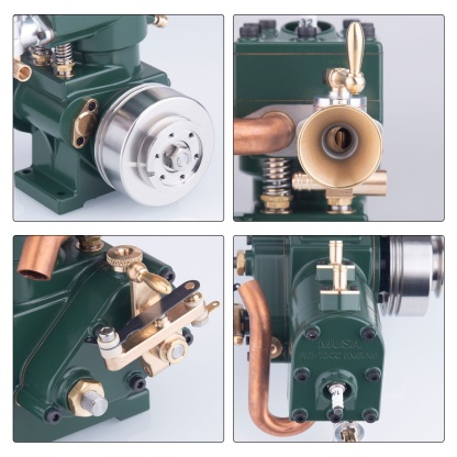 ENJOMOR 10cc Whippet Flathead Water Cooled Gas Engine Model ETW Tribute