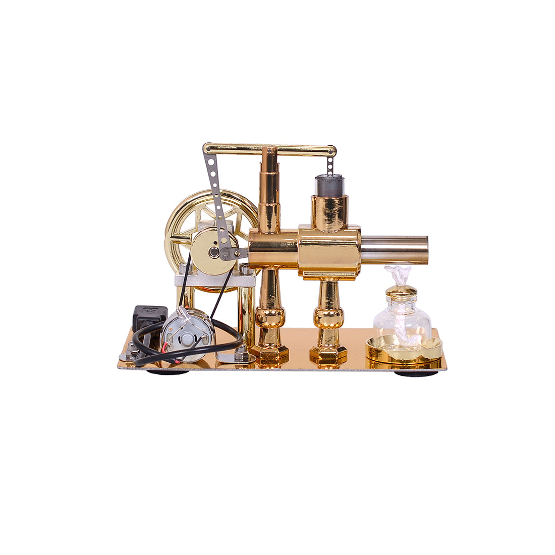 ENJOMOR Hot Air Balance Single Cylinder Stirling Engine Generator Model Science Gift