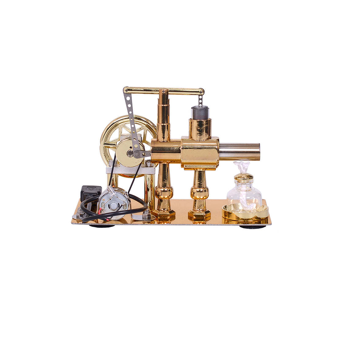 ENJOMOR Hot Air Balance Single Cylinder Stirling Engine Generator Model Science Gift