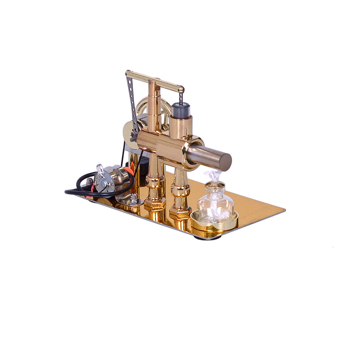 ENJOMOR Hot Air Balance Single Cylinder Stirling Engine Generator Model Science Gift