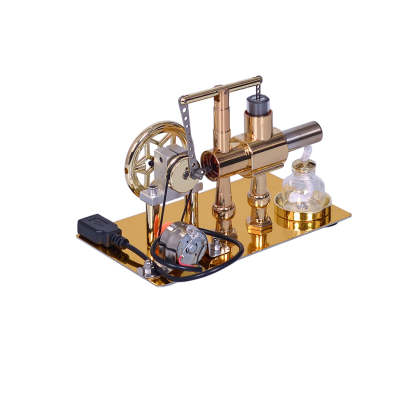 ENJOMOR Hot Air Balance Single Cylinder Stirling Engine Generator Model Science Gift