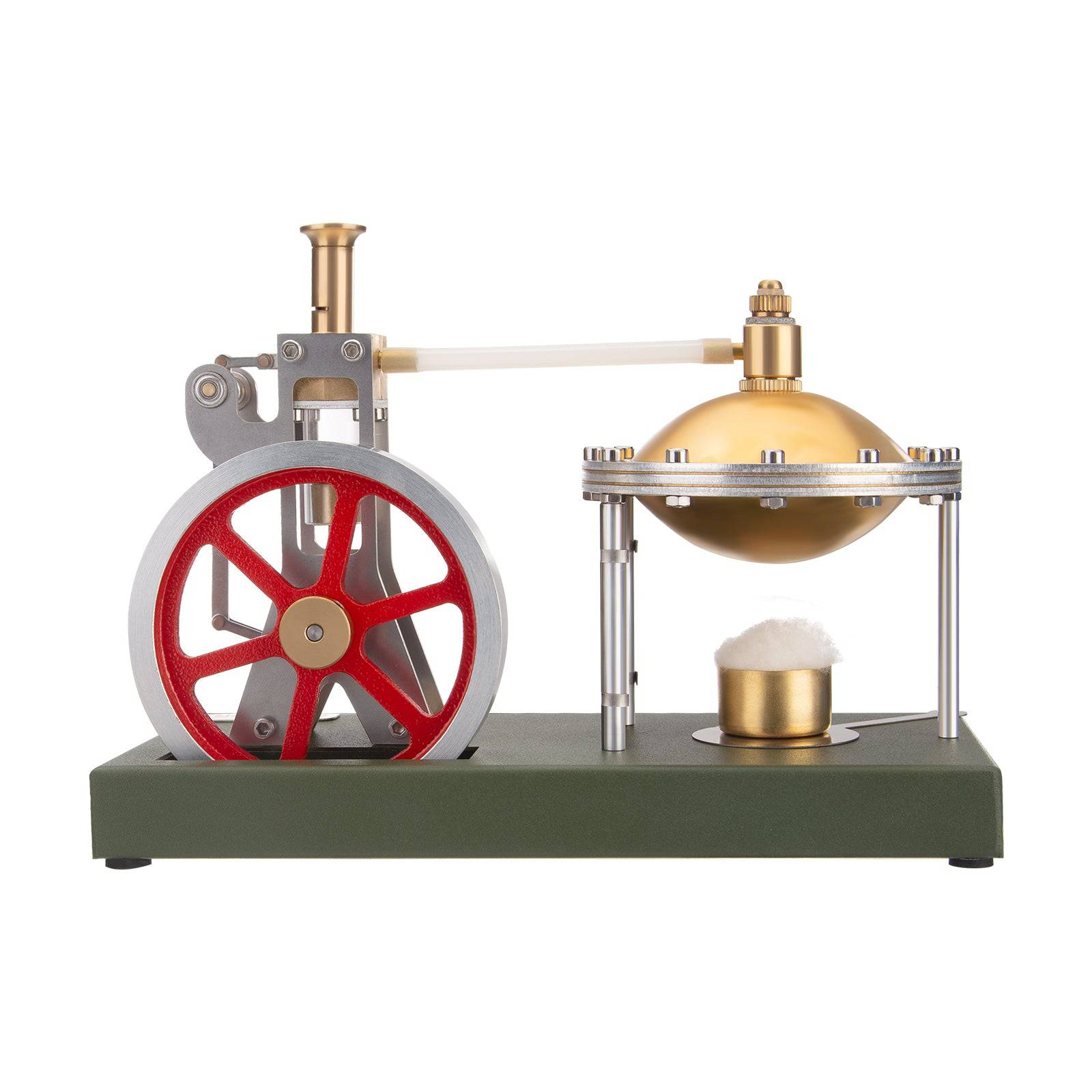 ENJOMOR DIY Vertical Steam Engine Model Kit with Boiler Science Education Gift-helloworld7