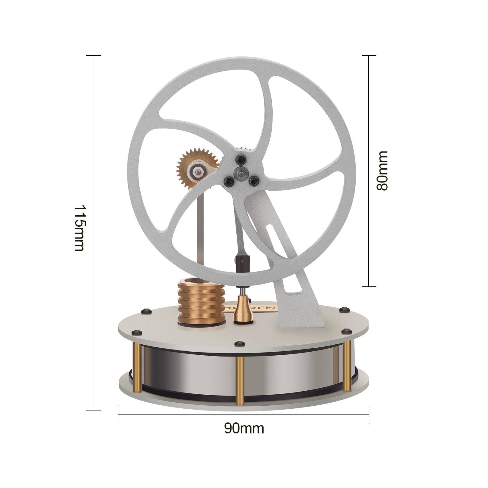 ENJOMOR Gamma Low Temperature Stirling Engine Coffee Powered Heat Motor Physics Toy-helloworld7