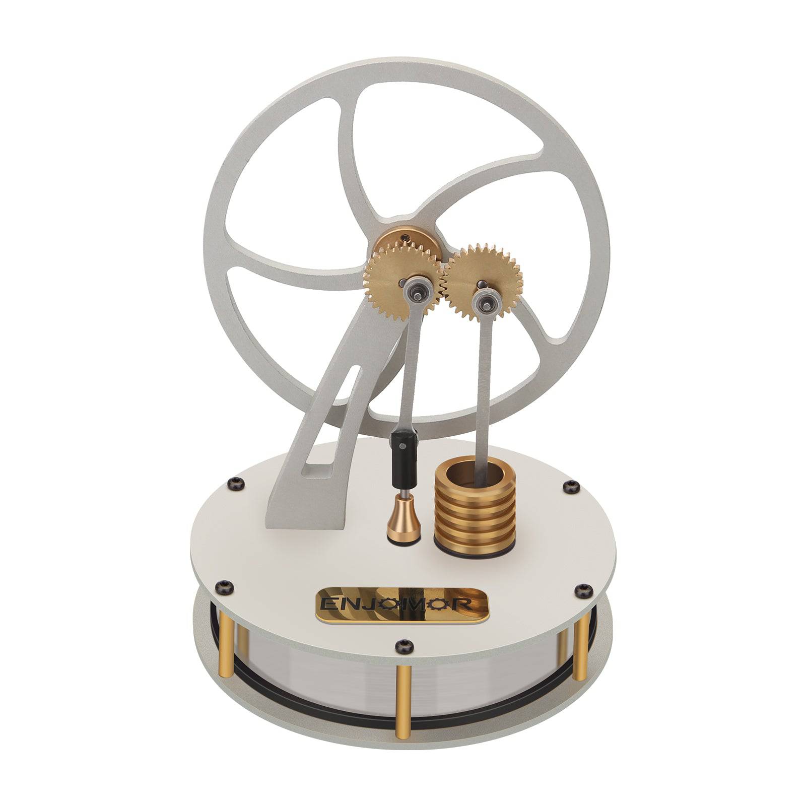 ENJOMOR Gamma Low Temperature Stirling Engine Coffee Powered Heat Motor Physics Toy-helloworld7