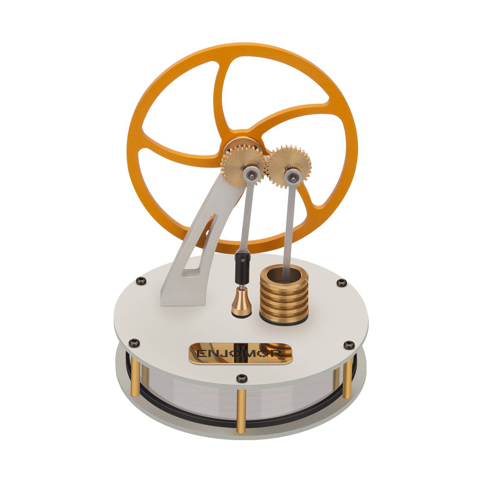 ENJOMOR Gamma Low Temperature Stirling Engine Coffee Powered Heat Motor Physics Toy-helloworld7