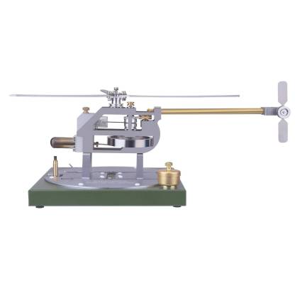 ENJOMOR Gamma Stirling Engine Helicopter DIY Model Kit Metal Physics STEM Toy