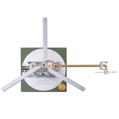 ENJOMOR Gamma Stirling Engine Helicopter DIY Model Kit Metal Physics STEM Toy