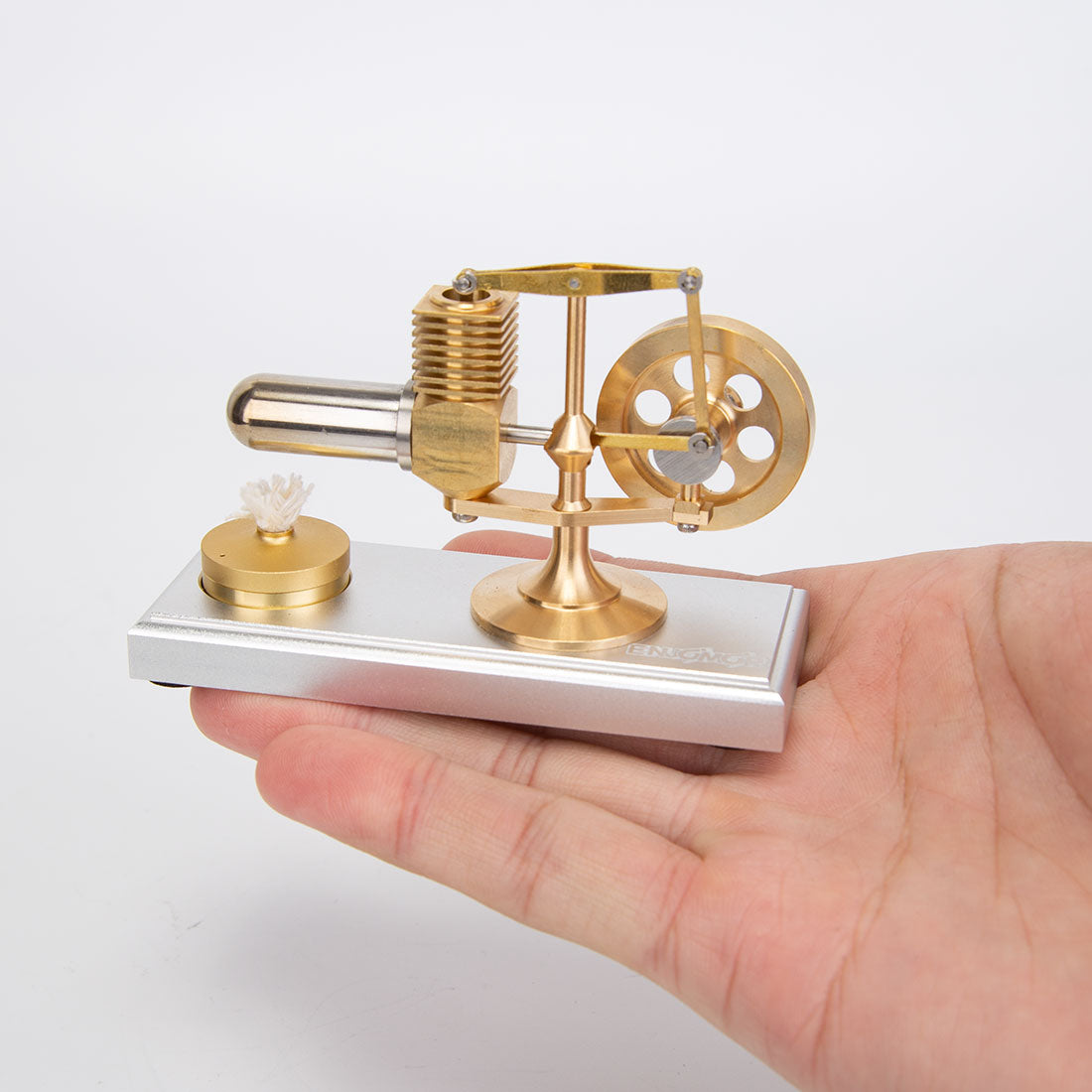 ENJOMOR J02 World's Smallest Mini Stirling Engine Model Ready-to-Run Science Gift-helloworld7