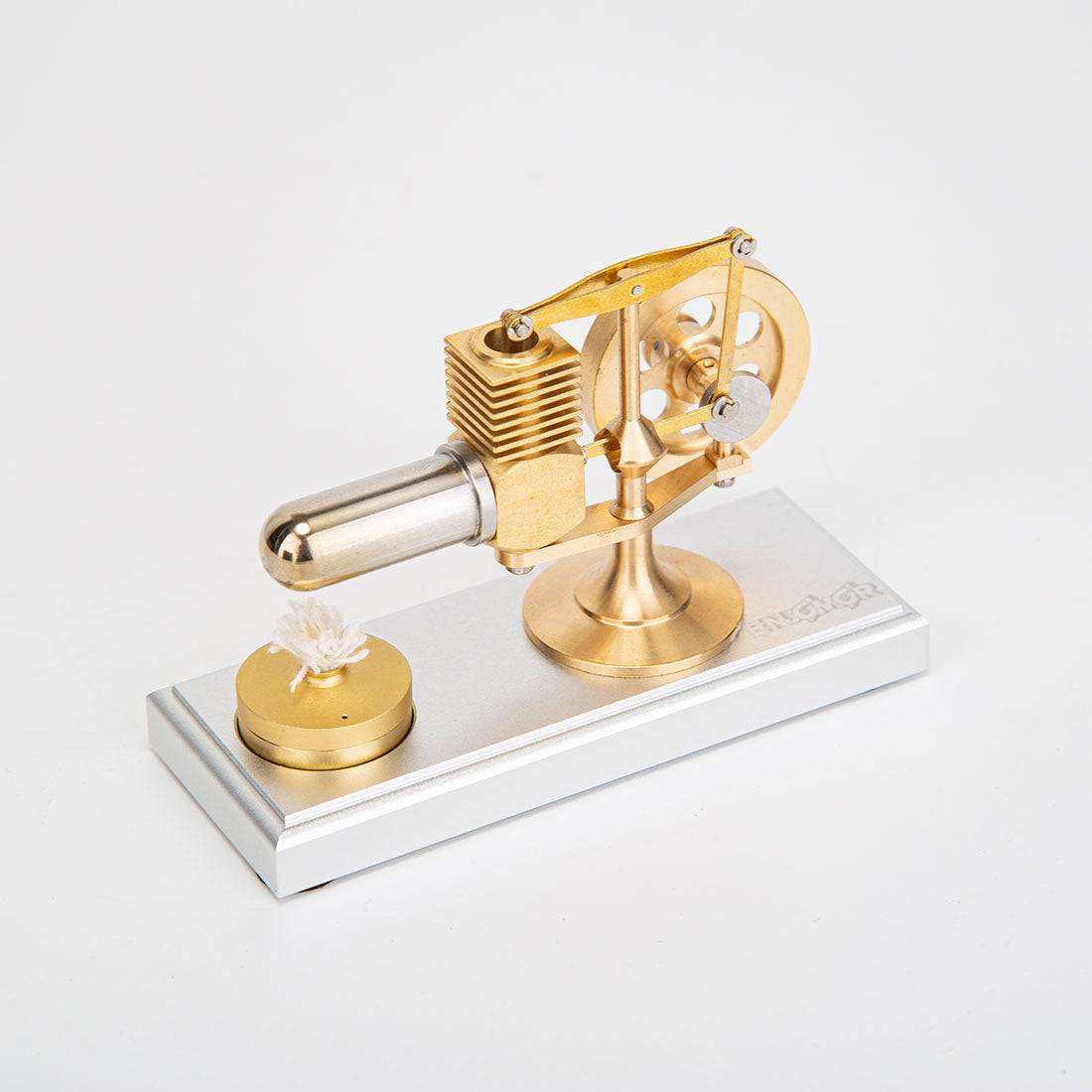 ENJOMOR J02 World's Smallest Mini Stirling Engine Model Ready-to-Run Science Gift-helloworld7