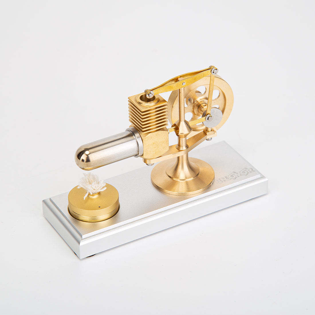 ENJOMOR J02 World's Smallest Mini Stirling Engine Model Ready-to-Run Science Gift-helloworld7