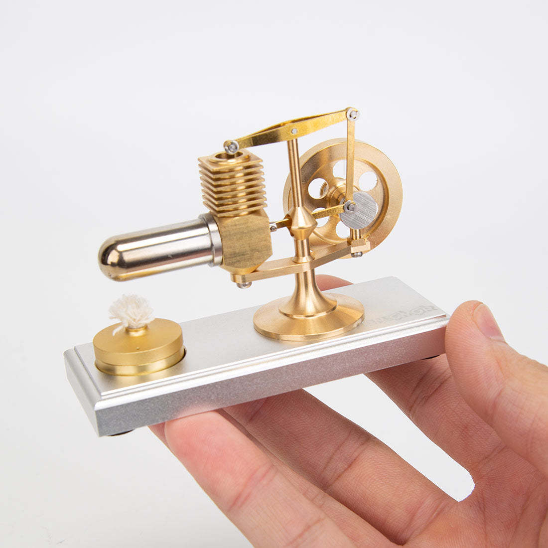ENJOMOR J02 World's Smallest Mini Stirling Engine Model Ready-to-Run Science Gift-helloworld7