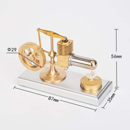 ENJOMOR J02 World's Smallest Mini Stirling Engine Model Ready-to-Run Science Gift-helloworld7