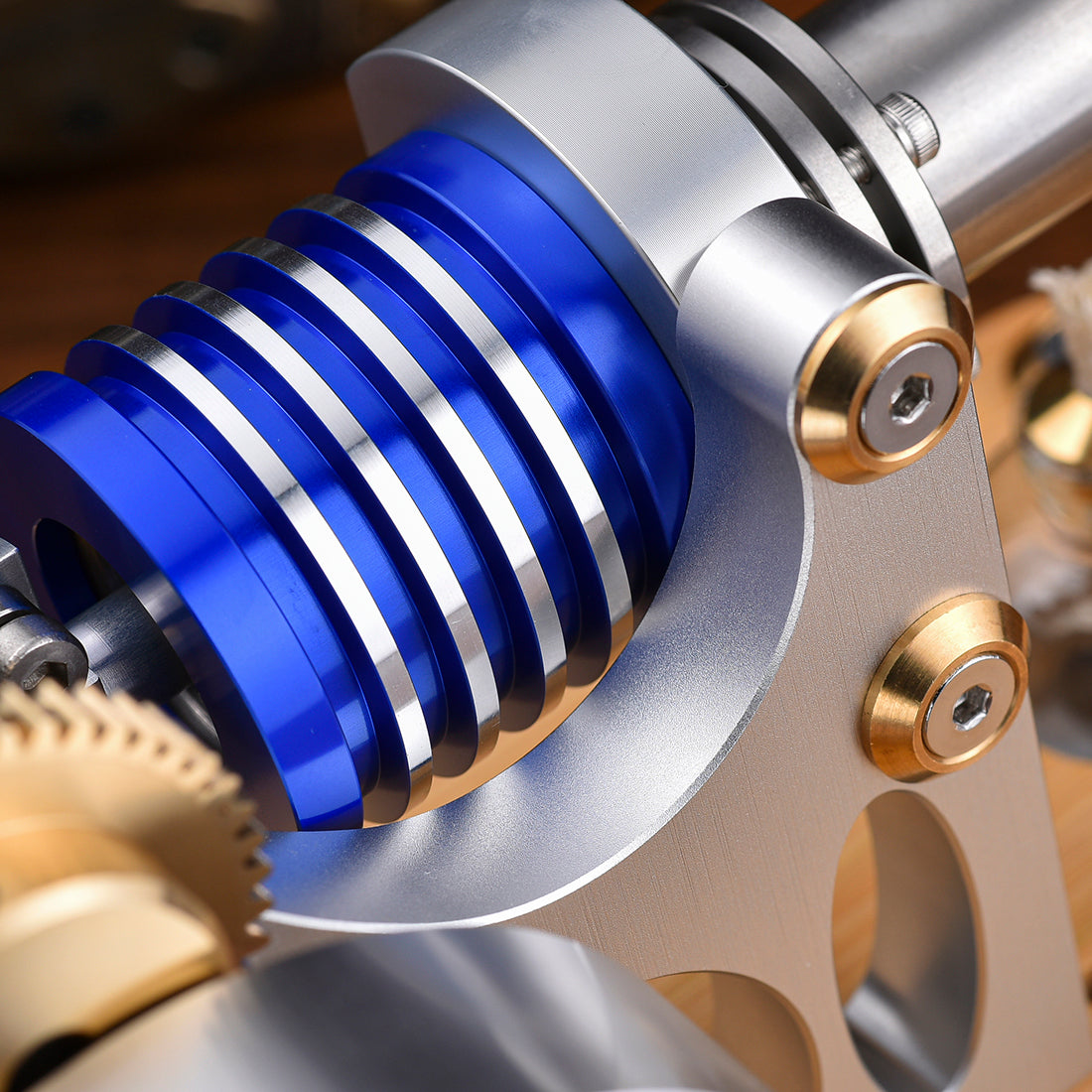 ENJOMOR M20-TZ-01 Rhombic Drive Stirling Engine Model External Combustion Gift