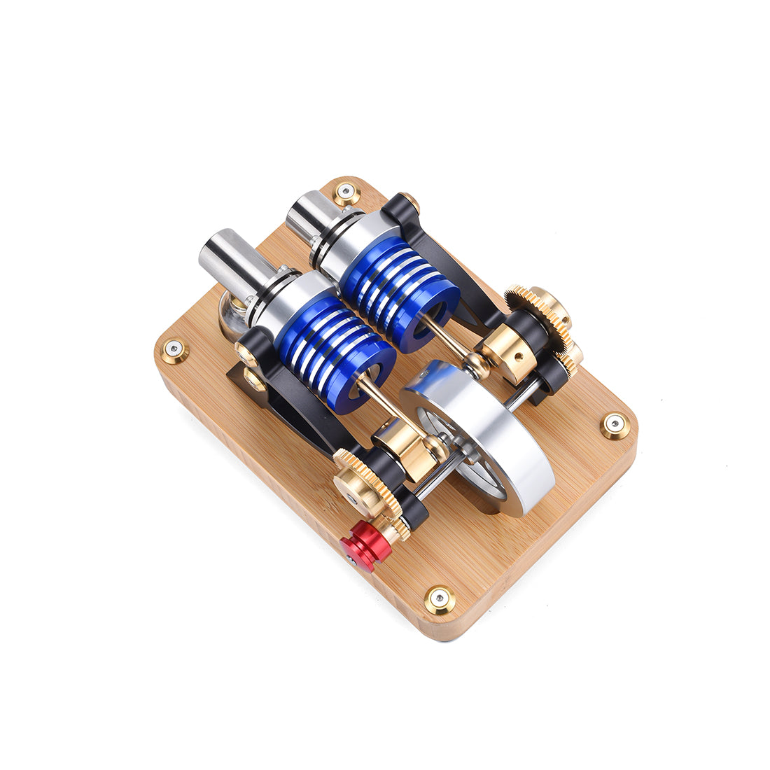 ENJOMOR M20-W-01 Alpha-Type Twin Cylinder Stirling Engine Model Science Gift
