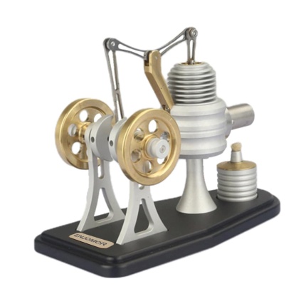 ENJOMOR Metal Balance Stirling Engine Model Hot Air External Combustion Science Gift