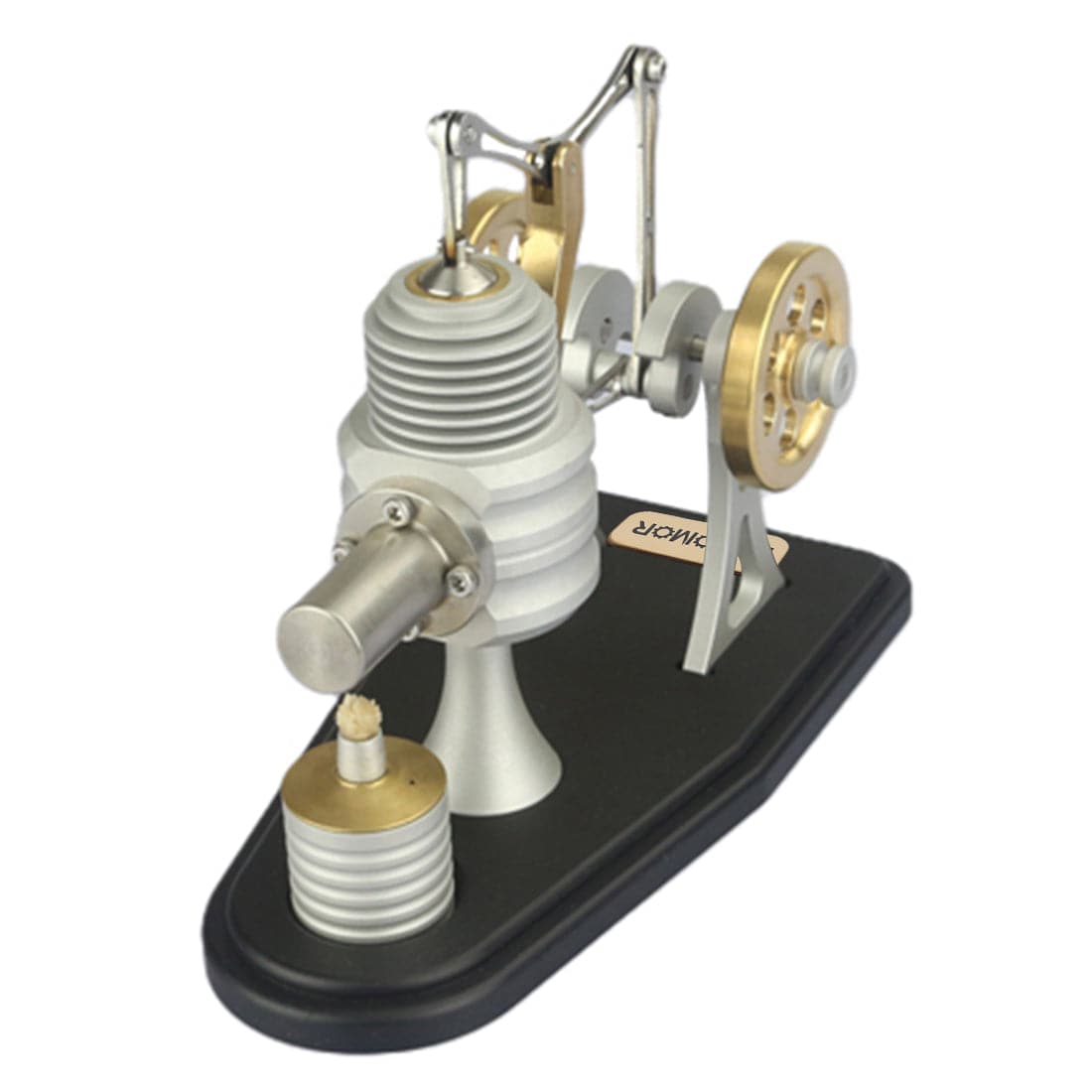 ENJOMOR Metal Balance Stirling Engine Model Hot Air External Combustion Science Gift