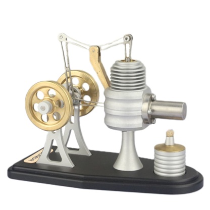 ENJOMOR Metal Balance Stirling Engine Model Hot Air External Combustion Science Gift