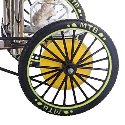 ENJOMOR Stirling Engine Tricycle Model Metal Heat Powered Trike Physics Experiment Toy