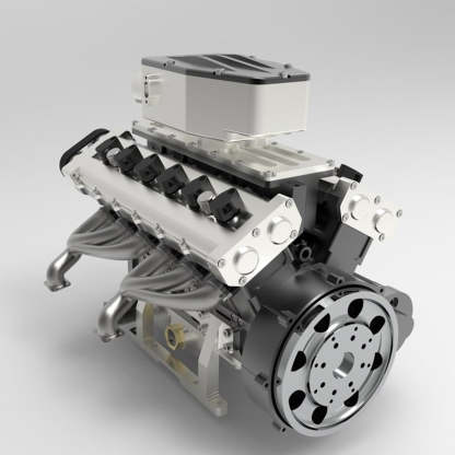Enjomor GS-V12 72cc DOHC 4 Stroke Water Cooled Gasoline Engine Model 10000rpm
