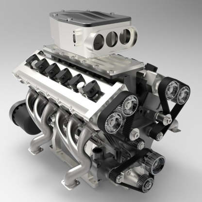 Enjomor GS-V12 72cc DOHC 4 Stroke Water Cooled Gasoline Engine Model 10000rpm