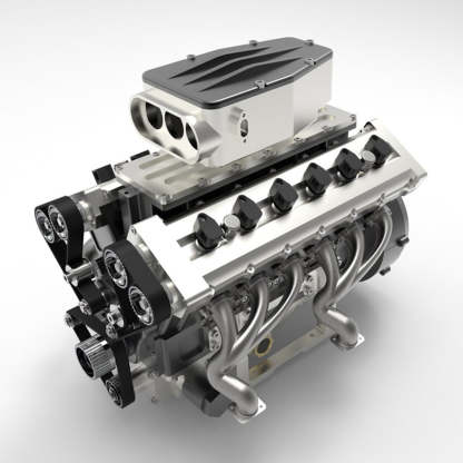 Enjomor GS-V12 72cc DOHC 4 Stroke Water Cooled Gasoline Engine Model 10000rpm