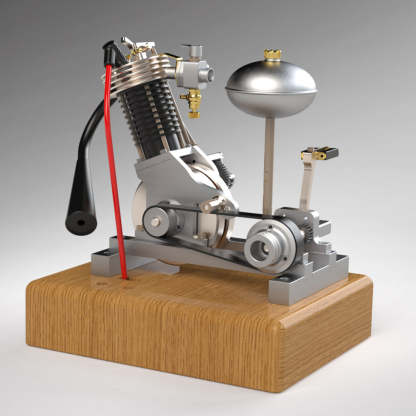 Enjomor GS-V12 72cc DOHC 4 Stroke Gasoline Engine Model Water Cooled RC Power