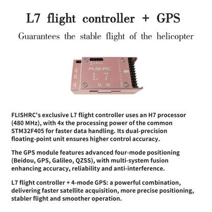 FLISHRC FL500 BO-105 500-Class Scale GPS RC Helicopter RTF L7 Flight Controller-helloworld7