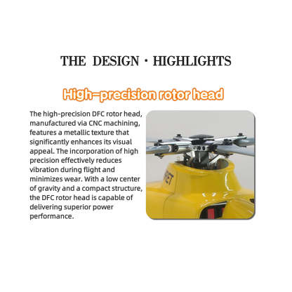 FLISHRC FL500 EC135 500-Class Scale RC Helicopter RTF with GPS & Fenestron Tail