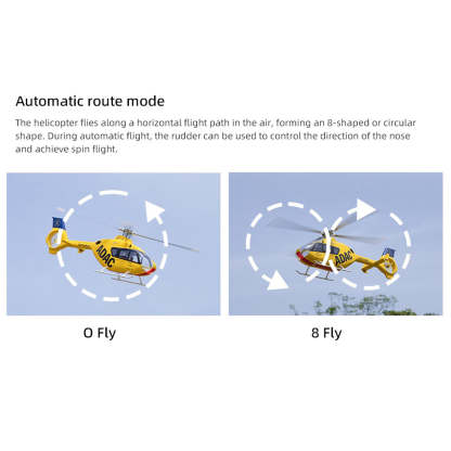 FLYWING EC135 470-Class GPS Scale RC Helicopter RTF with H1 Flight Controller & One-Key Inverted Flight