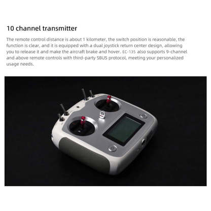 FLYWING EC135 470-Class GPS Scale RC Helicopter RTF with H1 Flight Controller & One-Key Inverted Flight