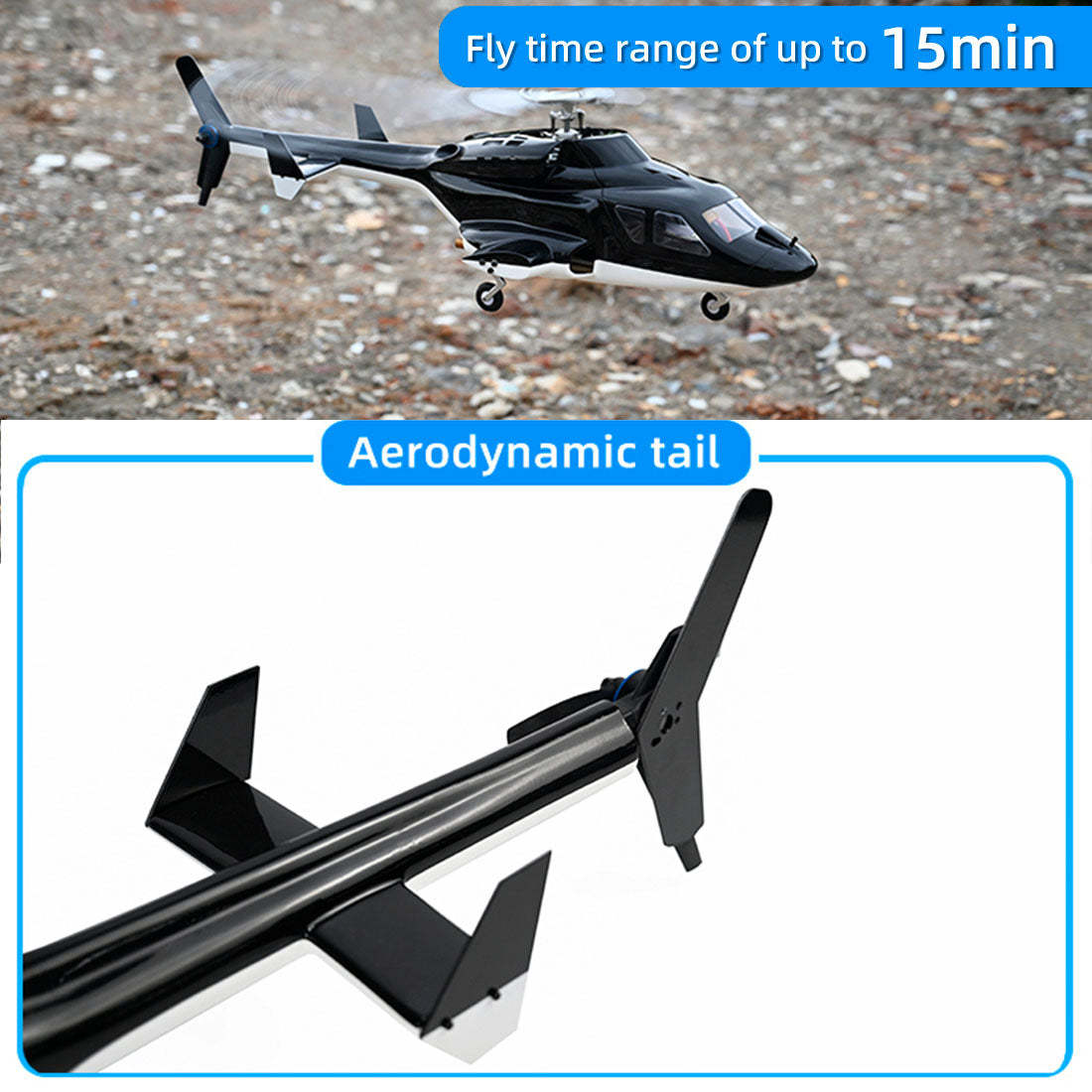 FLYWING FW450L Airwolf 450-Class GPS RC Helicopter RTF with H1 Flight Controller