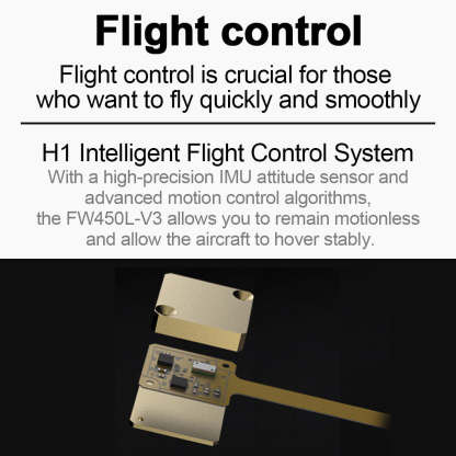 FLYWING FW450L V3 6CH GPS RC Helicopter RTF with H1 Flight Controller & One-Key Inverted Flight