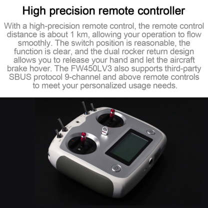FLYWING FW450L V3 6CH GPS RC Helicopter RTF with H1 Flight Controller & One-Key Inverted Flight