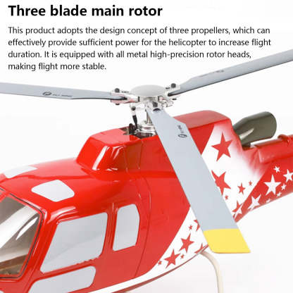 FLYWING Squirrel AS350 470-Class GPS RC Helicopter RTF with H1 Flight Controller