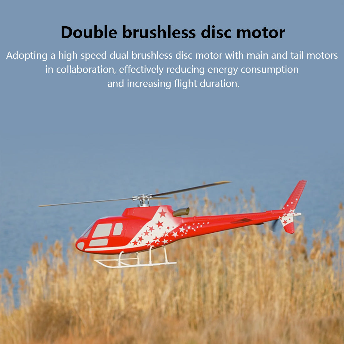 FLYWING Squirrel AS350 470-Class GPS RC Helicopter RTF with H1 Flight Controller
