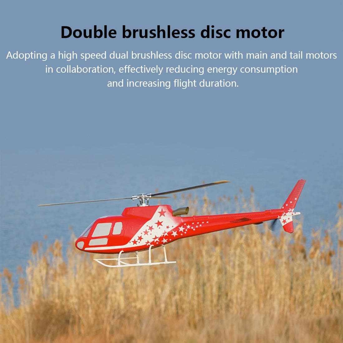 FLYWING Squirrel AS350 470-Class GPS RC Helicopter RTF with H1 Flight Controller