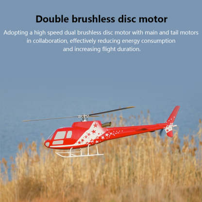 FLYWING Squirrel AS350 470-Class GPS RC Helicopter RTF with H1 Flight Controller
