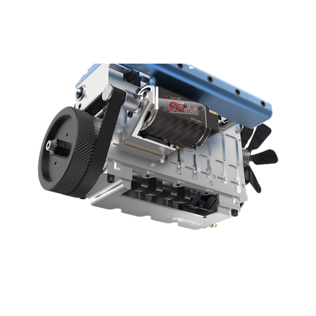 FS-L400 14cc Inline 4 Cylinder 4 Stroke Nitro Engine DIY Assembly Kit