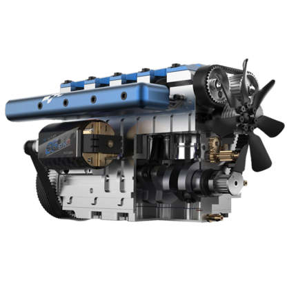 FS-L400 14cc Inline 4 Cylinder 4 Stroke Nitro Engine DIY Assembly Kit