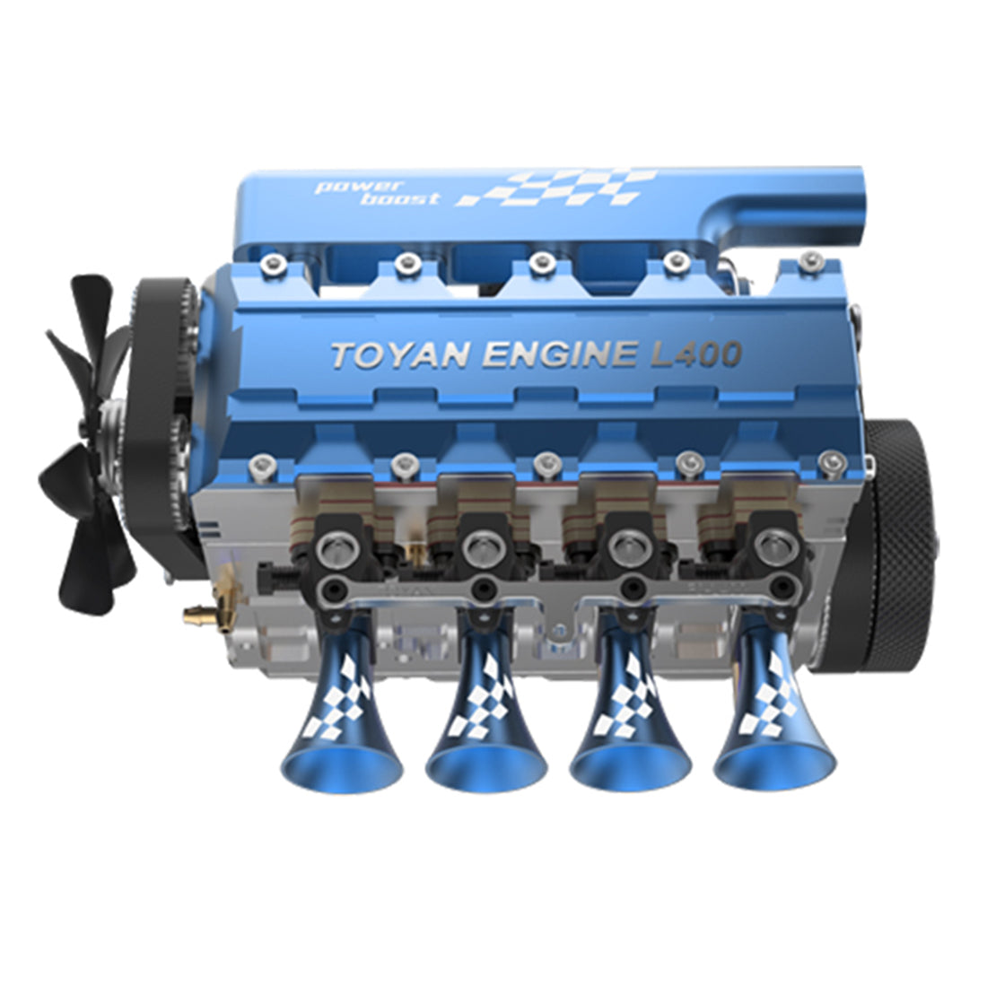 FS-L400 14cc Inline 4 Cylinder 4 Stroke Nitro Engine DIY Assembly Kit